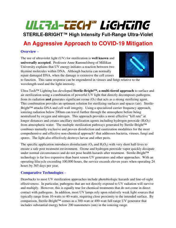 Sterile-Bright® Flyer preview