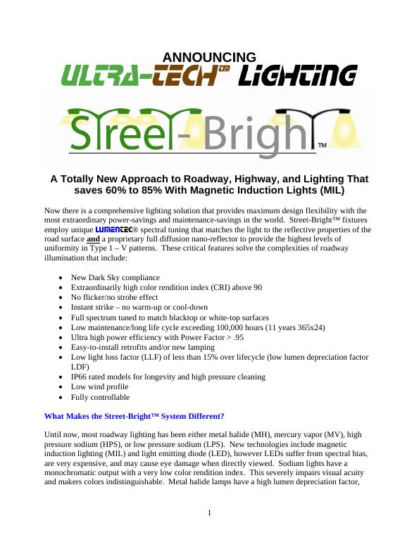 Street-Bright™ Flyer preview